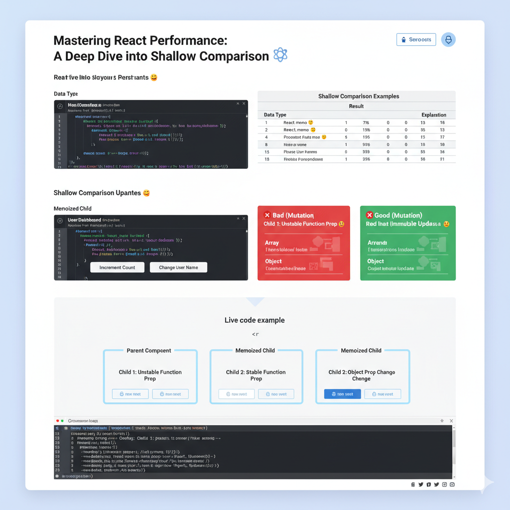 react shallow comparison