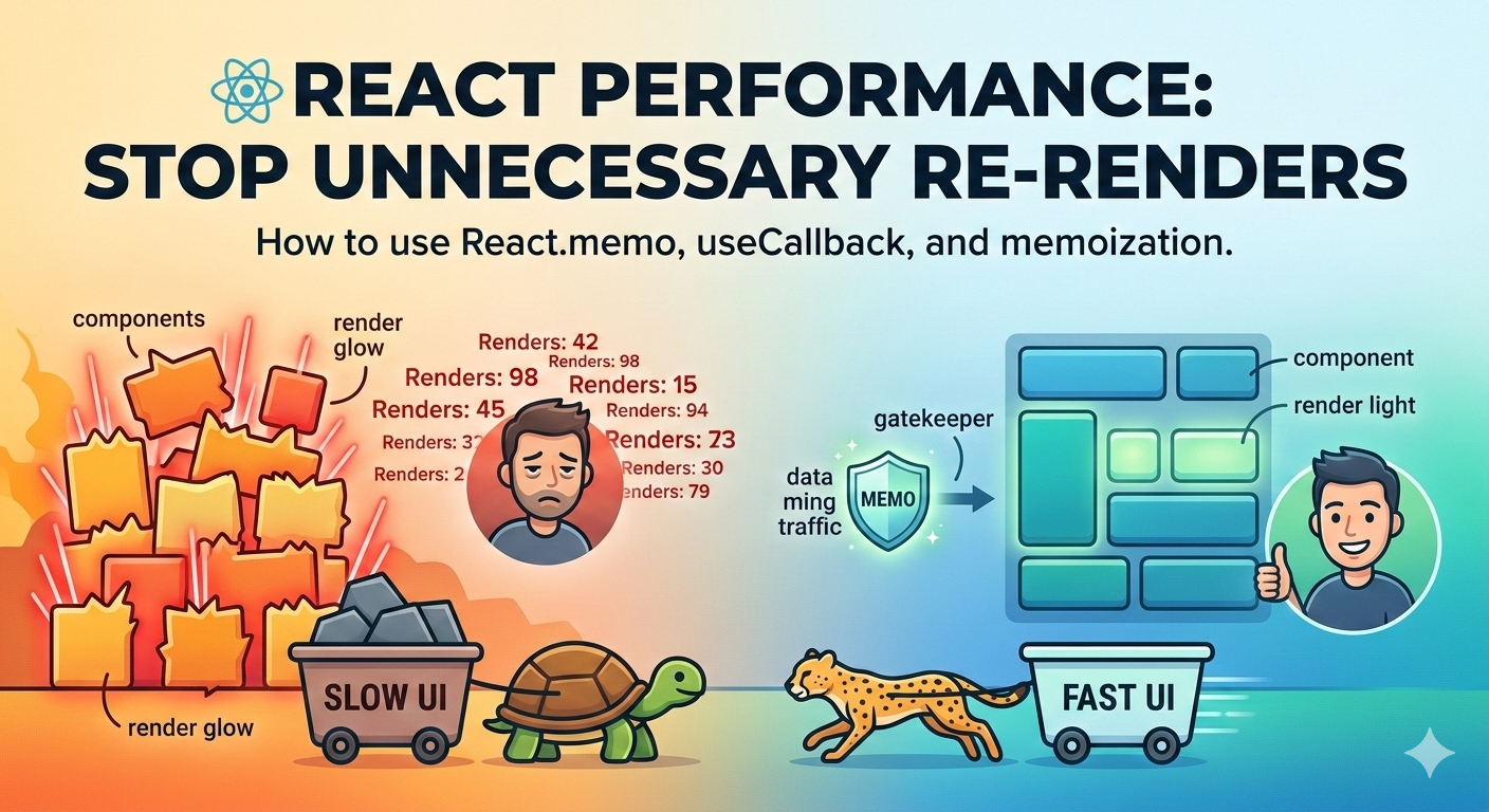 React Performance: How to Stop Unnecessary Re-Renders - Ty's Web ...